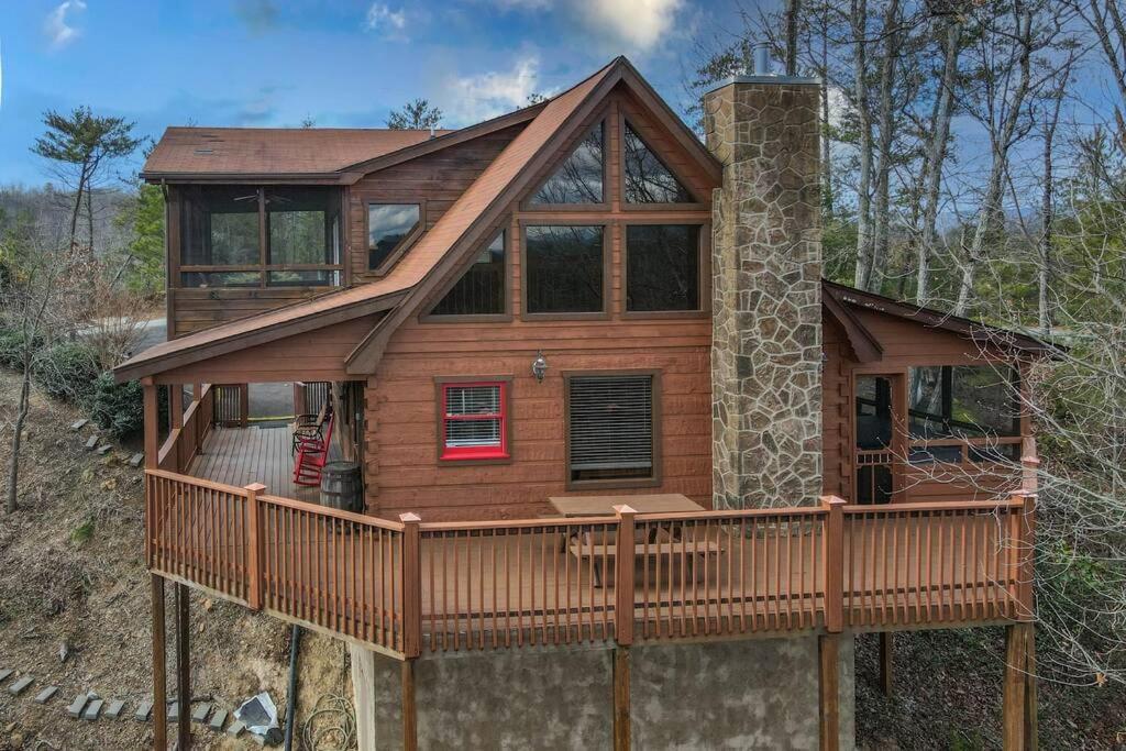Over The Mountain - Smoky Mountain View Cabin Sevierville Dış mekan fotoğraf