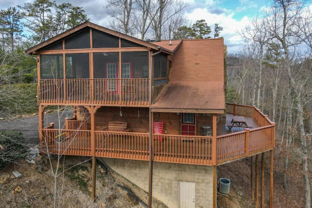 Over The Mountain - Smoky Mountain View Cabin Sevierville Dış mekan fotoğraf